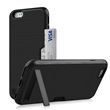 Capa Magunivers TPU suporte para cartão de kickstand preto para Apple iPhone 8/7 4.7 inch