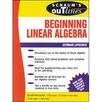 Schaum's Outline of Beginning Linear Algebra - Paperback - 1996 - 1