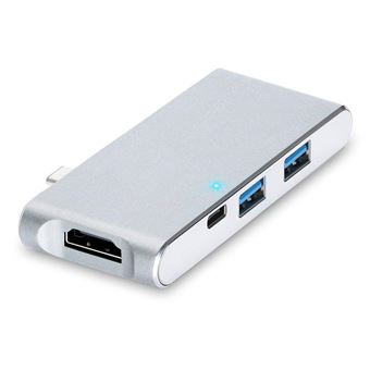 Adaptador Multi4you USB-C para HDMI 4K USB 3.0 HUB com Leitor de Cartões SD / Micro SD TF 6 em 1 - 1