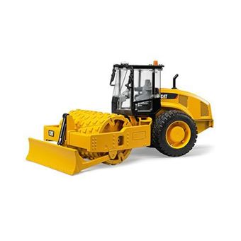 Compactador de Solo Vibratório e Pá niveladora de Brincar Bruder Cat