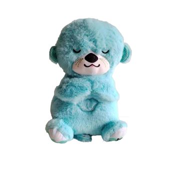 Peluche urso SZSMART TMX02 | Brilha respira música e ajuda a dormir | azul - 1