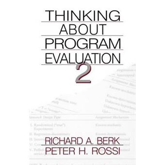 Thinking About Program Evaluation - Paperback - 1998 - 1