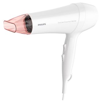 Secador de Cabelo Philips DryCare Essential BHD017/40 Secador | 1800 W | Rosa, Branco - 1