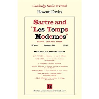 Sartre and 'Les Temps Modernes' - Paperback - 2009 - 1