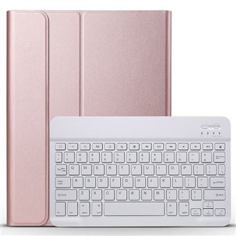Capa PU com teclado bluetooth CO-Phénix para ipad 10.2 | Rosa - 1