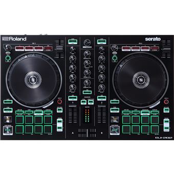 Roland DJ-202 controlador de DJ Preto Digital Vinyl System (DVS) scratcher 2 canais - 1