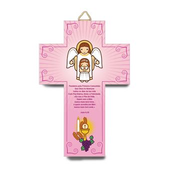 Cruz Comunhão Little Drops of Water Anjo e Menina - 1