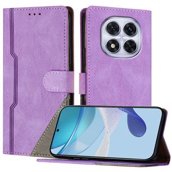Capa FOXDOCK para Xiaomi Redmi Note 14 Pro 4G | Fecho Magnético | Pele TPU Macia | 3 Compartimentos para Cartões | Função de Suporte | Roxo - 1