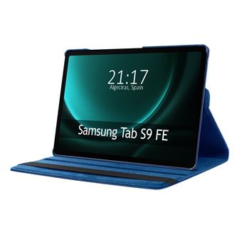 Capa TUMUNDOSMARTPHONE giratória 360 para Samsung Galaxy Tab S9 FE em | Azul - 1