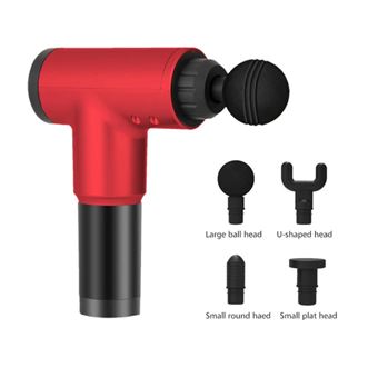 Pistola de Massajadora Elétrica Profissional Klack FHKLACK320 - Vermelho - 1