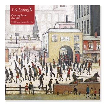 Adult Jigsaw Puzzle L.S. Lowry Coming From The Mill 500 Pieces By Flame Tree Publishing - 1