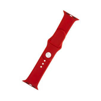 Bracelete de Silicone FIXED para Apple Watch 38/40/41mm - Vermelho - 1