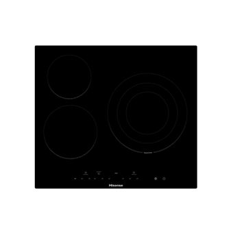 Placa de Vitrocerâmica Hisense E6322C | Elétrica | 59 cm | 3 Zonas | Preto - 1