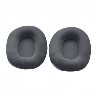 Almofadas para Auscultadores V-REEL para Audio-Technica ATH-MSR7 M50X M20 M40 M40X M200 SX1 | Preto | Tecido de Pelúcia - 1