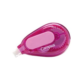 Corretor em Fita Twist Campus | 5mmx5m - Rosa - 1