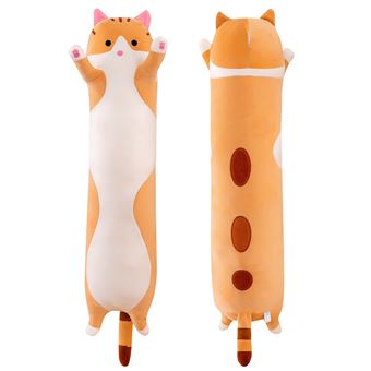 Travesseiro de Peluche DreamWorks Gato Castanho | 90 cm - 1