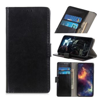 Capa Magunivers | PU + TPU cavalo Maluco com apoio Preto para Xiaomi Mi Note 10/Mi CC9 Pro