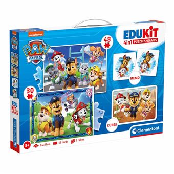 Kit 4 em 1 Clementoni Edukit Patrulha Pata - 1