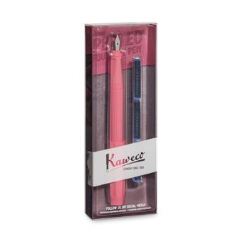Caneta Kaweco Perkeo Rosa M + 3 Recargas Kw10002226 - 1
