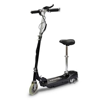 Trotinete/scooter elétrica com assento vidaXL | 120 W preto - 1