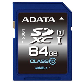 Cartão de Memória ADATA SDXC 64GB | Azul - 1