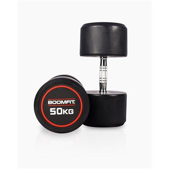 Par de Halteres Redondos de Musculação BOOMFIT | 50Kg - 1