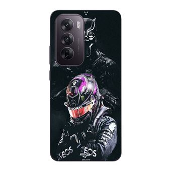 Capa Maniacase para Oppo Reno 12 pro 5G | Lewis Hamilton Black Panther - 1