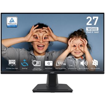Monitor MSI MP275Q | LED | WQHD | 4 ms | 100 Hz | 27" | F - 1