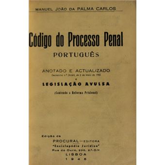 Código do processo penal português. - 1