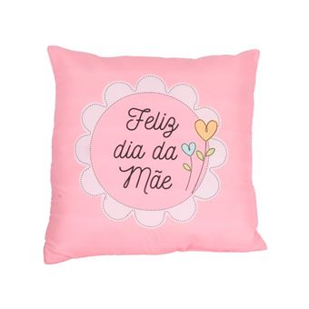 Almofada LPM | Feliz Dia da Mãe - Rosa - 1