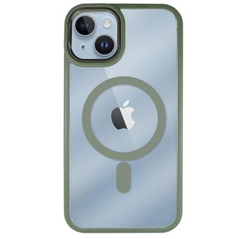 Capa MisterCapas para iPhone 15 MagSafe Frame - Verde - 1