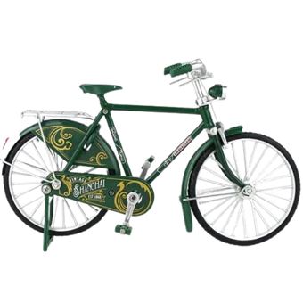 Mini bicicleta Retro Vintage Pro Antiimpacto | 18x11cm - Verde - 1