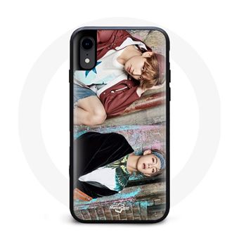 Capa Maniacase para Iphone X Bts Kim Taehyung Ejungkook Taekook Teaser Not Today You Never Walk Alone - 1