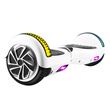 Hoverboard Elétrico MEIQU M6S | Inteligente | 10km/h | LED | Música | Bluetooth - Branco