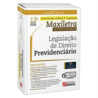 Legislação De Direito Previdenciário. Constituição Federal + Legislação - 1