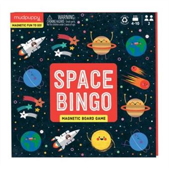 Space Bingo Magnetic Board Game by Mudpuppy - 1