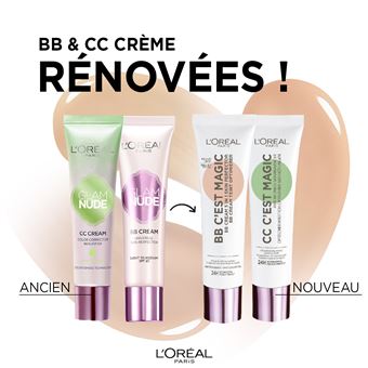 L'Oréal Paris Make-Up Designer LMU WULT BBcr Nu GBAll 03 MEDIUM LIGHT Creme BB 30 ml - 1