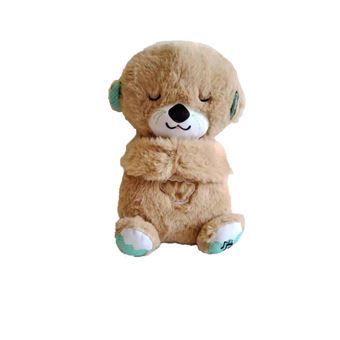 Peluche urso SZSMART TMX03 | Brilha respira música e ajuda a dormir | brown - 1