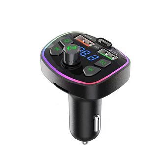 Transmissor FM Bluetooth Q7 Orysin para Carro | Carregamento Duplo USB PD | Chamadas Mãos-Livres & MP3 (3.1A) - 1