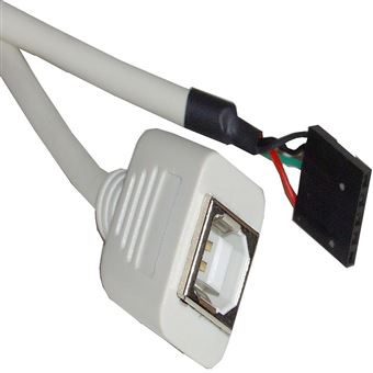 Cabo USB 2.0 BeMatik de 5 Pinos para 30cm BH 5P-H/BH - 1