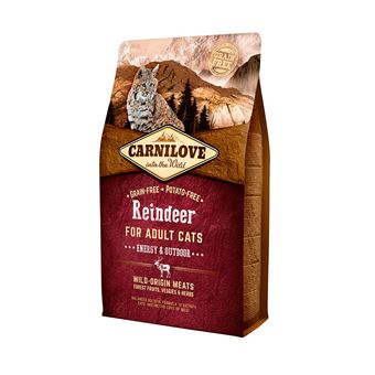 Comida seca para gatos carnilove 512249 adulto veado 6 kg - 1