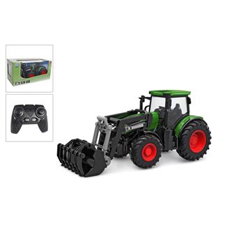 Trator RC Kids Globe 2,4 GHz 27 cm verde e vermelho - 1