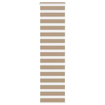 Cortina de zebra vidaXL |  65x200 cm | largura do tecido 60,9 cm | poliéster - 1