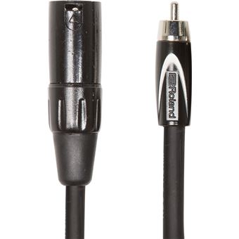 cabo de áudio Roland RCC-10-RCXM  3 m XLR (3-pin) RCA Preto - 1