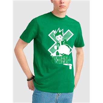 T-shirt Cotton Division Hunter X Hunter  - Gon X Monochrome | XL - Verde - 1
