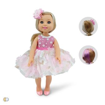 Boneca Pretty Girl Moni Fairy Pink | 38 cm - 1
