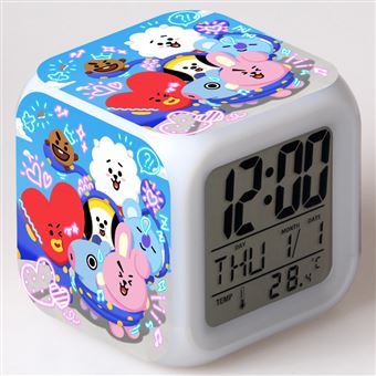 Despertador Infantil HSMY | LED | Multifuncional Colorido | BT21 5 - 1