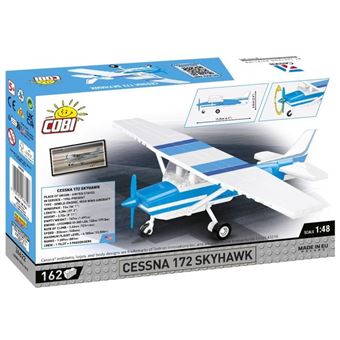 Avião Cobi - Cessna 172 Skyhawk | Branco/Azul - 1