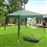 Tenda Dobrável para Exterior Outsunny | Verde Escuro – Aço e Oxford - 3 x 3m_0