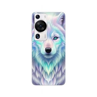 Capa Maniacase para Huawei P60 Pro | White Wolf Violet Reflection - 1